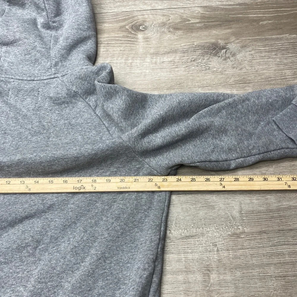 Jordan Shirt Hoodie‎ Jumpman Mens L Gray Cotton Blend AV3145-091 Pullover Fleece
